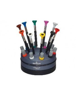 Stand with 10 screwdrivers