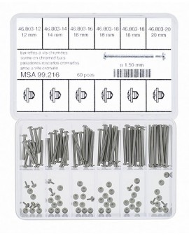 ASS CHROMED SCREW BARRELS Ø...