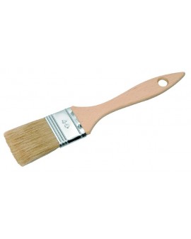 FLAT BRUSH WITH WOODEN...