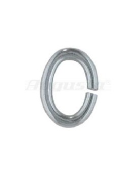 OVAL RINGS PLATED 3 MM 10 Pcs