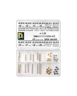 BARRETTES WITH SCREWS, ASS....