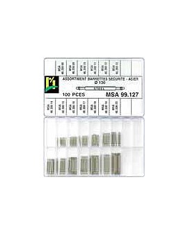 BARRETTES SECU, STEEL, Ø...