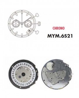 Mouvement Citizen-Miyota 6S21