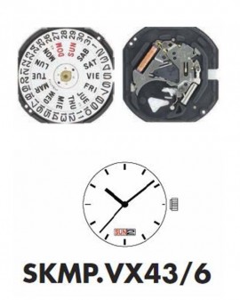 Mouvement SHIOJIRI VX43 6H...