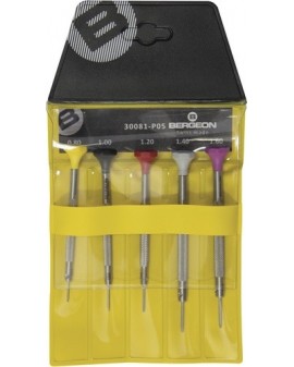 Pocket of 5 screwdrivers 30081