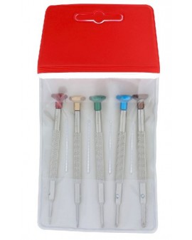 JEU DE 5 TOURNEVIS...