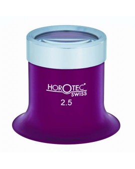 LOUPE ALU ROUGE AVEC BAGUE...