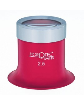 LOUPE ALU ROUGE AVEC BAGUE...