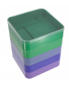 STACKABLE ABS PLASTIC TRAY...