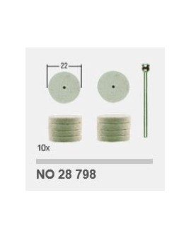 Felt polishers Proxxon 10...