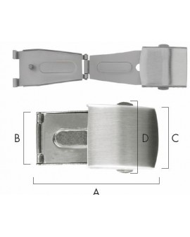 FOLDING CLASP WITH PUSH...