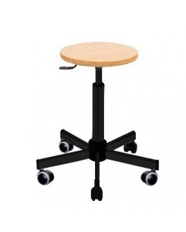 TABOURET ROND EN BOIS AVEC...