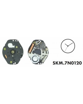 MOVEMENT SEIKO 7N0120,...