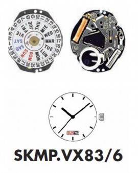 MOUVEMENT Shiojiri VX83, 6...
