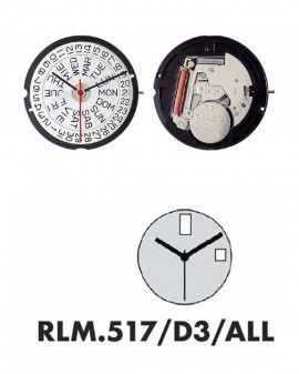 MOUVEMENT RONDA 517 SWISS...