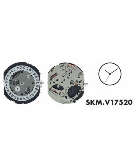 MOUVEMENT SEIKO V17520,...