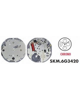 Mouvement Seiko 6G3420...