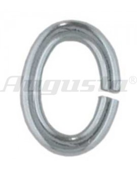 ANNEAUX OVALES Ag 7 MM 10 Pcs