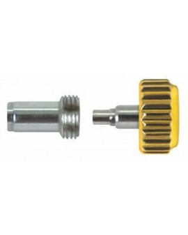 Couronnes à vis en jaune...