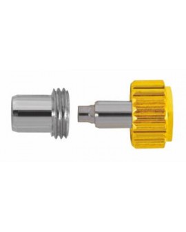 Couronnes à vis en jaune...