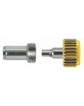 Couronnes à vis en jaune...