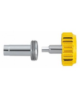 Couronnes à vis en jaune...