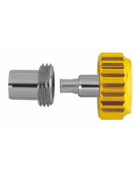 Couronnes à vis en jaune...