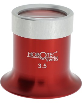 LOUPE ALU ROUGE AVEC BAGUE...