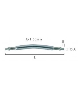 BARRETTES COURBES, Ø 150,...