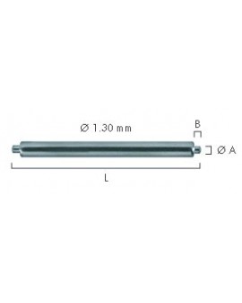 BARRETTES ACIER PIVOT CRT,...