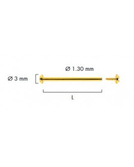 BARRETTES WITH SCREWS, Ø...