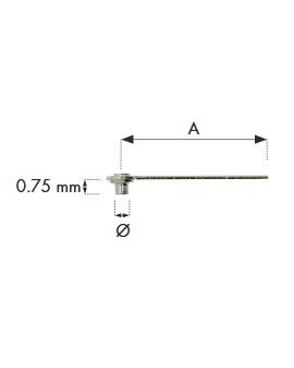 AIGUILLE DE COMPTEUR, Ø 17...