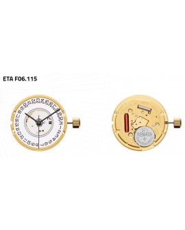 MOUVEMENT ETA F06115 3H...