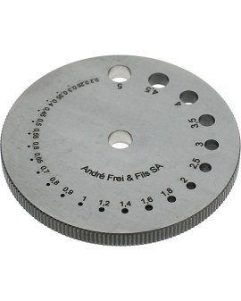 PLAQUE RÉVOLVER À 25 TROUS...