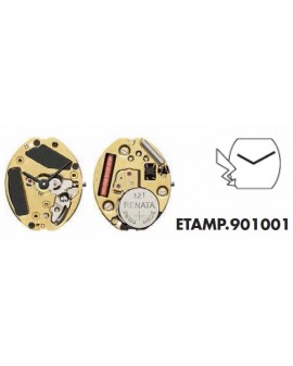 MOUVEMENT ETA 901001, 5...