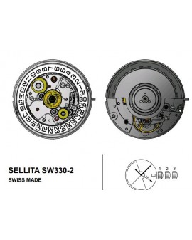 MOUVEMENT SELLITA 330-2, 11...