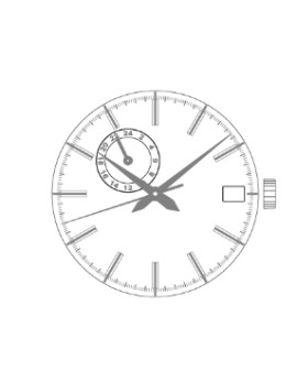 MOUVEMENT SII NH37, 12''',...