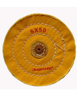 Brosse coton jaune Ø 100 mm