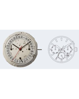 Mouvement Miyota 9120...