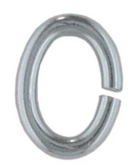 Anneaux argent oval 4 mm...