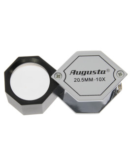 Pocket loupe chrome/ black 10X