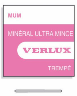 Verre minéral 0.8mm