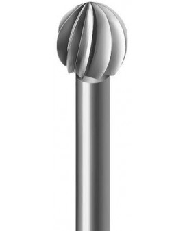 Round burs in tool steel,...